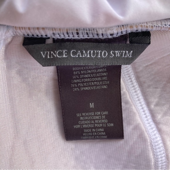 Vince Camuto Bikini Top Navy White Stripes Size Medium - Picture 4 of 4